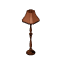 Antique Brown Floor Lamp