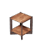 Table d'appoint en bois de fer