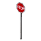 一時停止の道路標識